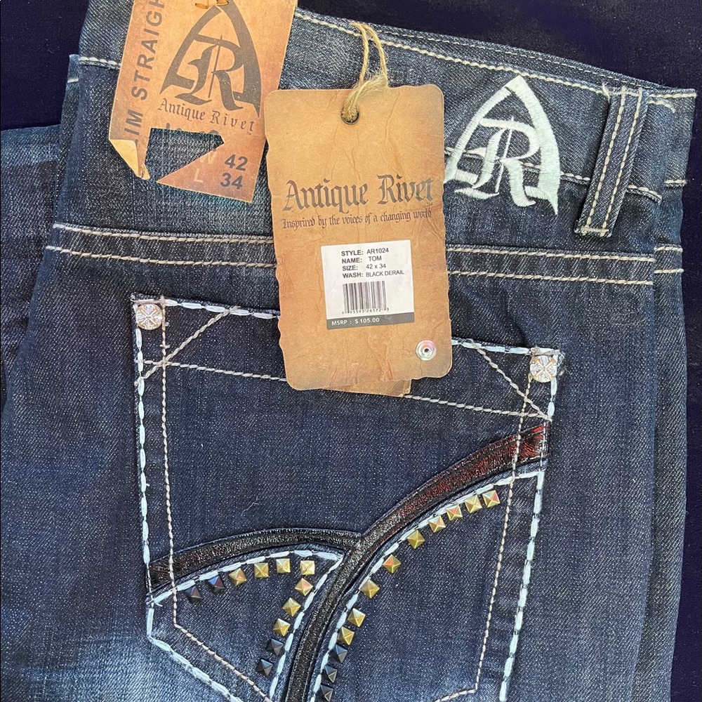 Antique Rivet Jeans